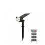 Solcelledrevet LED-havelampe CCT 200 lumen IP65 med fjernbetjening
