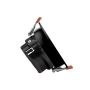 Indbygningsspot GU10 antiblænding Ø85 mm – Sort – Vipbar – billede 2