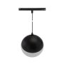 LED-kuglependel til 48V -skinne 5W K3000 Ø100 mm – Sort – billede 6
