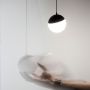 LED-kuglependel til 48V -skinne 5W K3000 Ø100 mm – Sort – billede 9