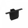 3-Fase Skinne Endestykke Sort