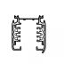 3-faset skinne 1 meter hvid – billede 2