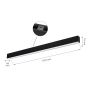 LED lineær armatur 112 cm sort 36W moderne med sensor – billede 6