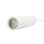 LED Skinnespot 3-faset Mini Pendel med GU10 Fatning + 1m Kabel Hvid