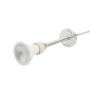LED Skinnespot 3 Fase Mini Pendel med GU10 Fatning Hvid + Kabel 1 meter