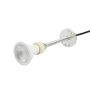 LED Skinnespot 3-Fase Mini Pendel med GU10 Fatning Sort + Kabel 1 m