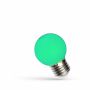 Grøn LED Lampe med E27 Fatning 1 Watt
