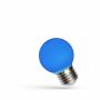 Blå LED Lampe med E27 Fatning 1 Watt