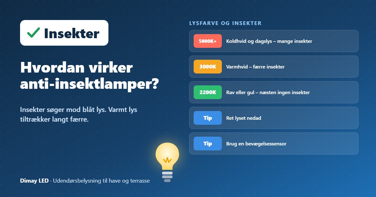 Infografik: Hvordan virker anti-insektlamper?